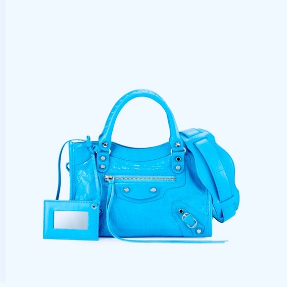 Balenciaga
Metallic Edge Classic Mini City Crossbody Bag Blue Brand New - Picture 1 of 16